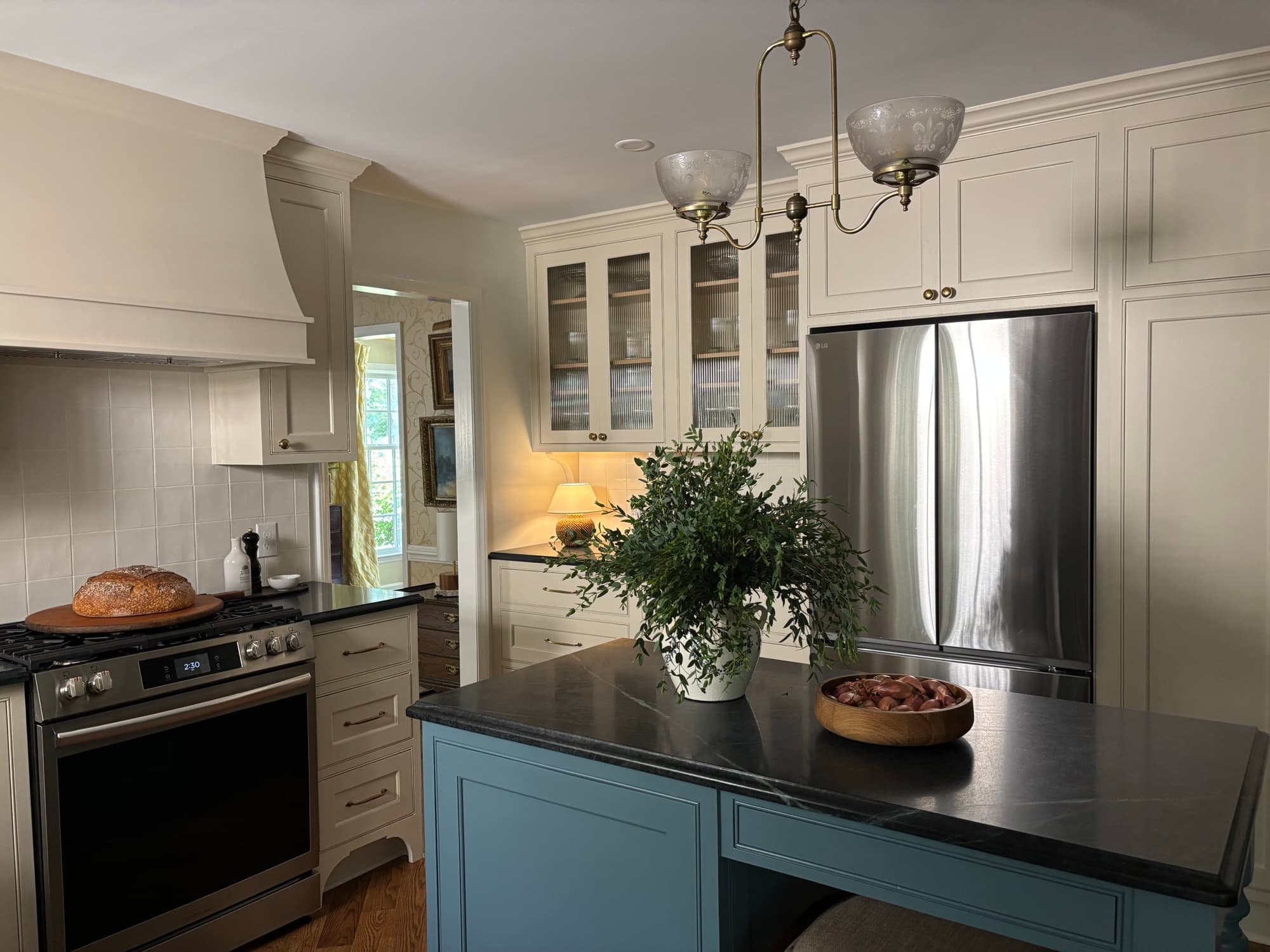 Refreshed white kitchen cabinets (placeholder photo, replace with a Cooper project)